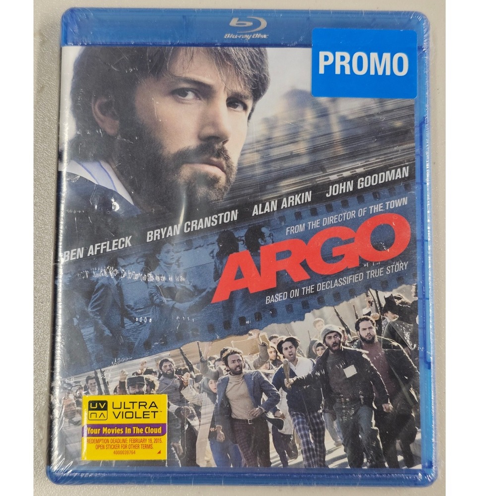 Argo Blu-ray Ben Affleck Bryan Cranston New Sealed Promo Edition Movie